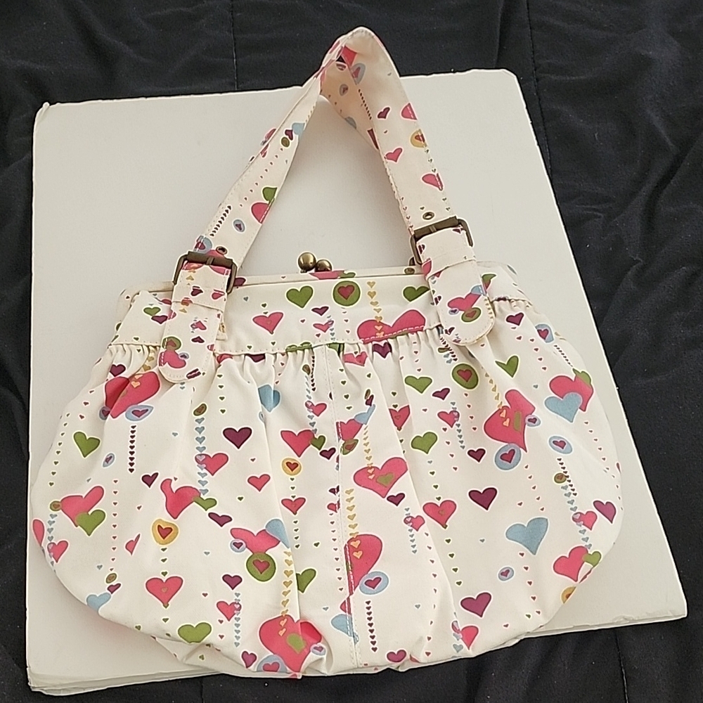 Boho Heart Patterned Vintage Flair Handbag